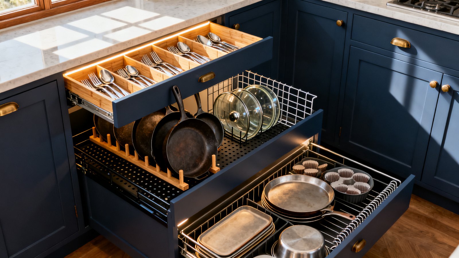 best drawer organizers kitchen - Illustration 3