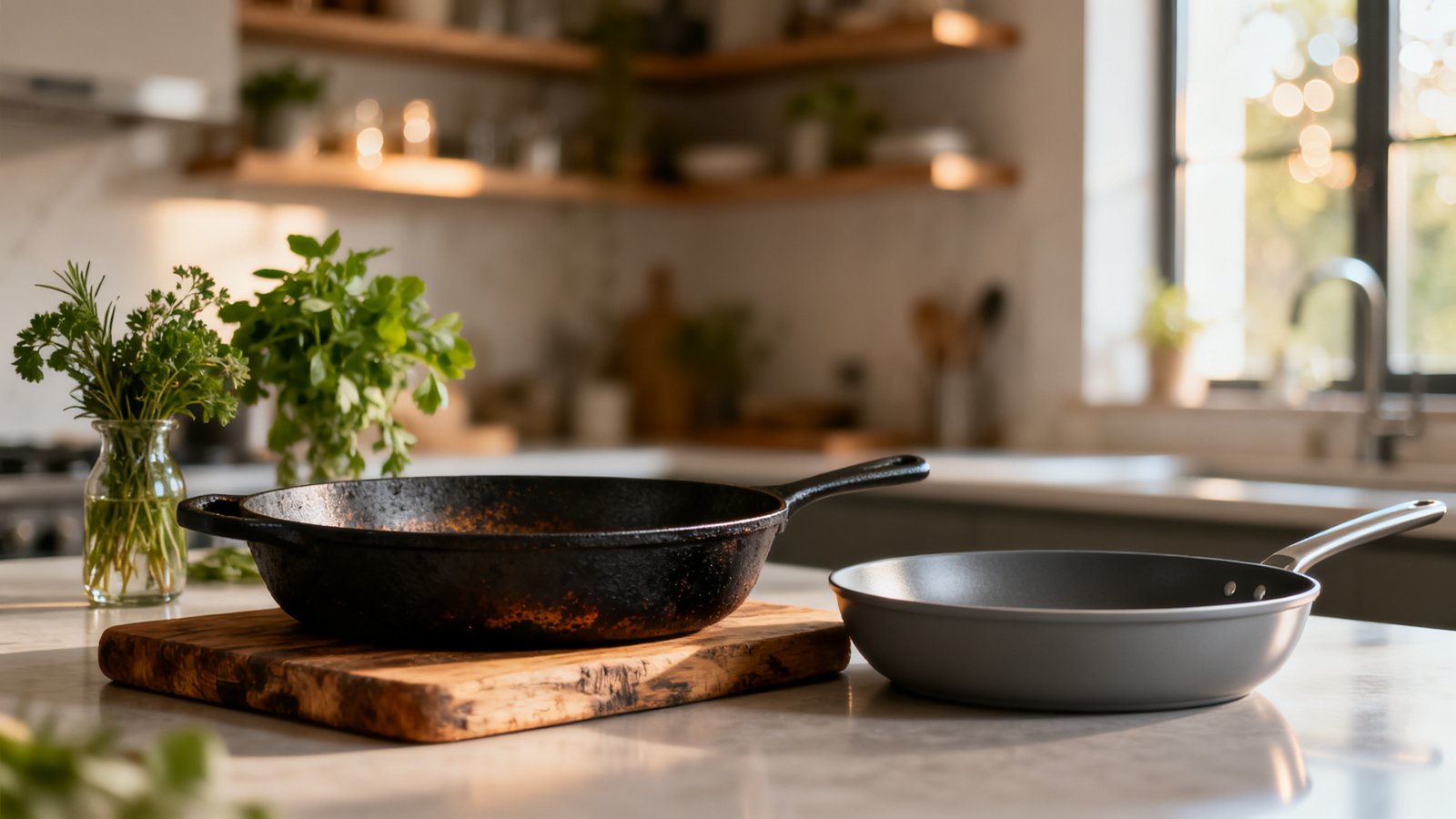 Cast Iron Vs Non Stick: 5 Proven Ways To Choose The Best Pan 1 cast iron vs non stick - Illustration 1