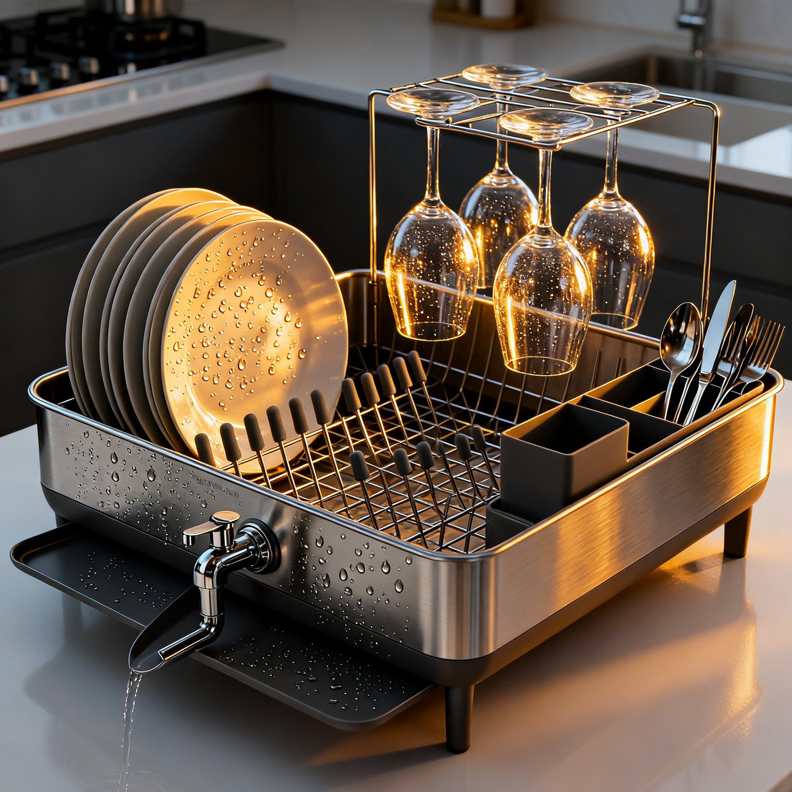 Dish Rack in action