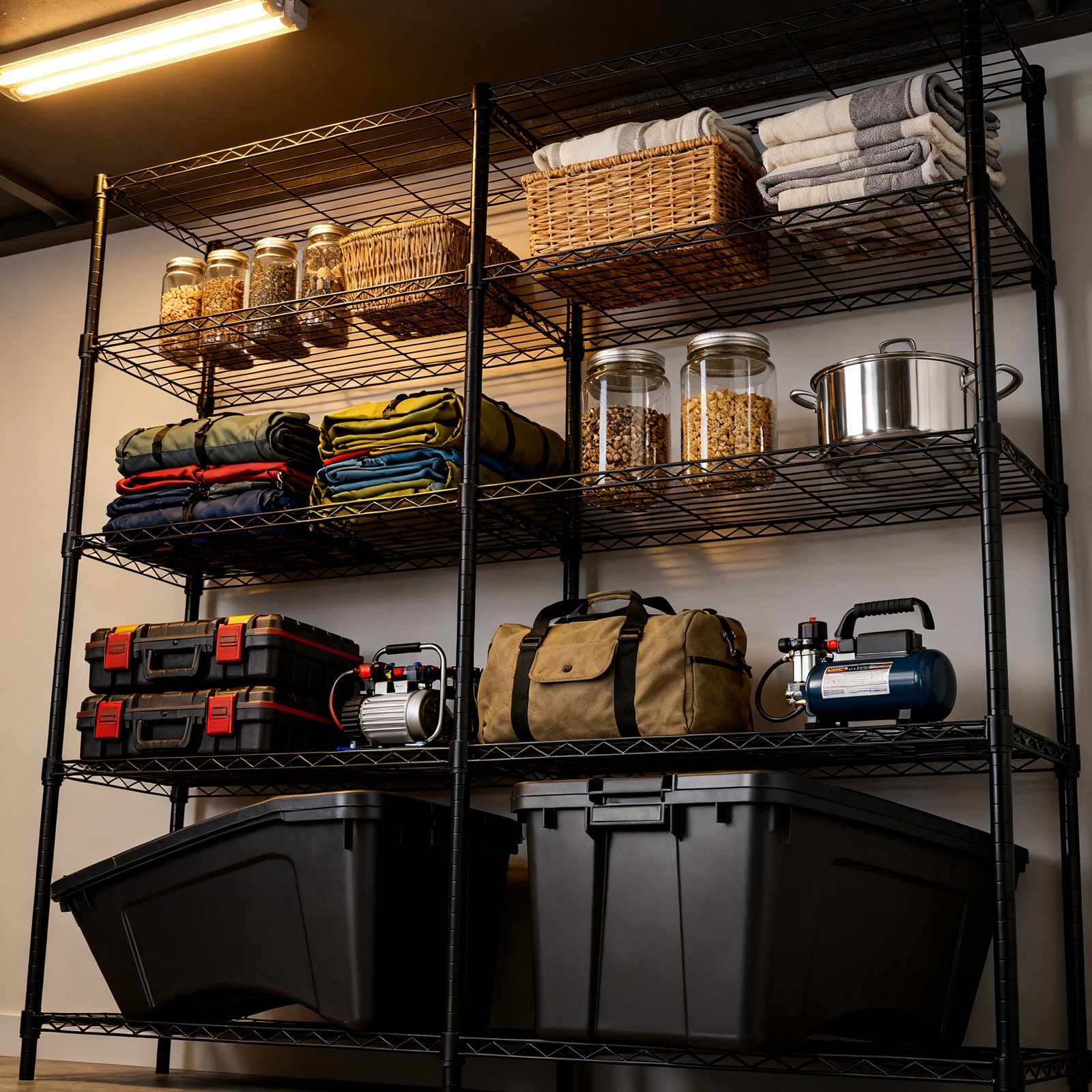 Wire Shelving: 7 Proven Secrets for Easy Storage Solutions 2 Wire Shelving in action